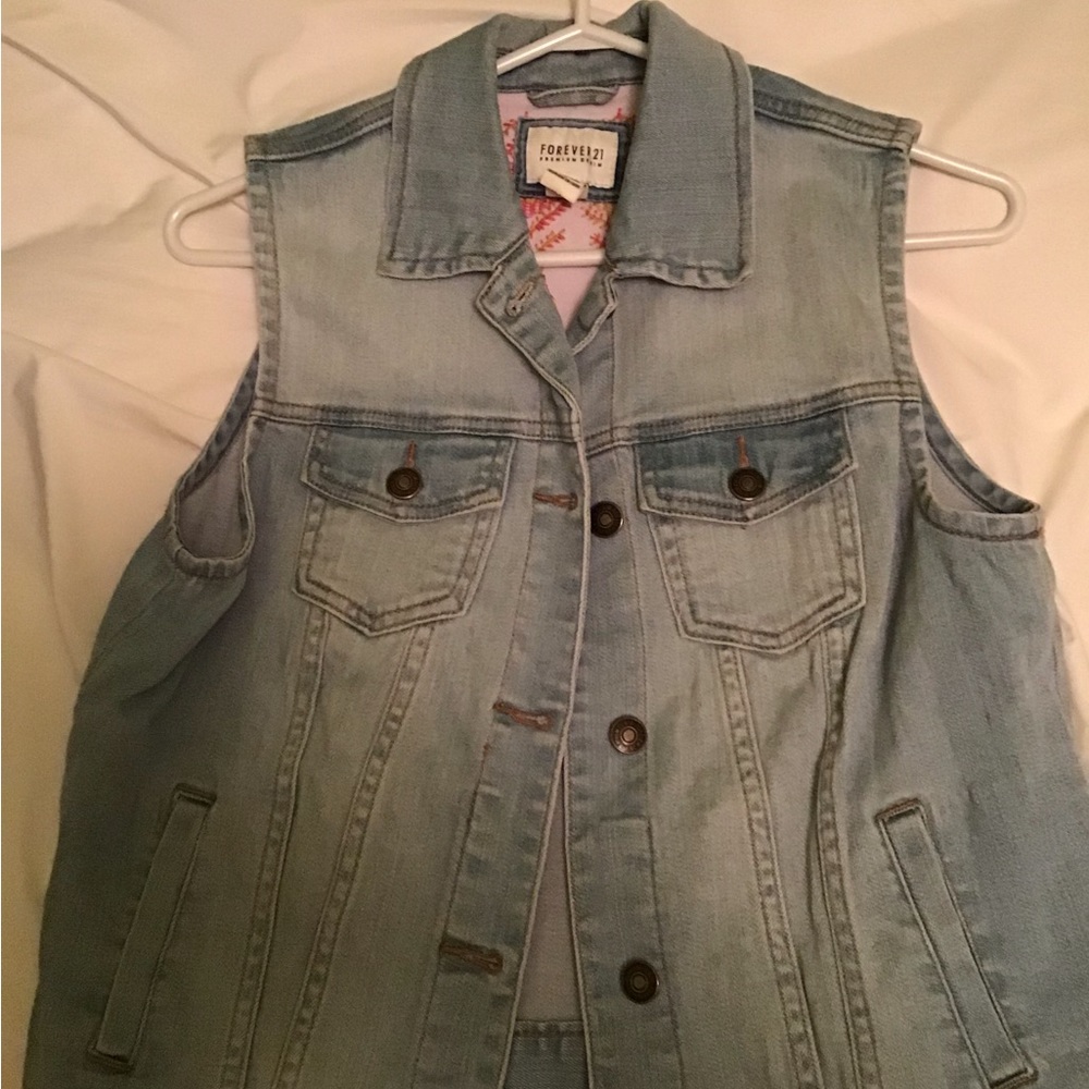 Forever 21 denim vest